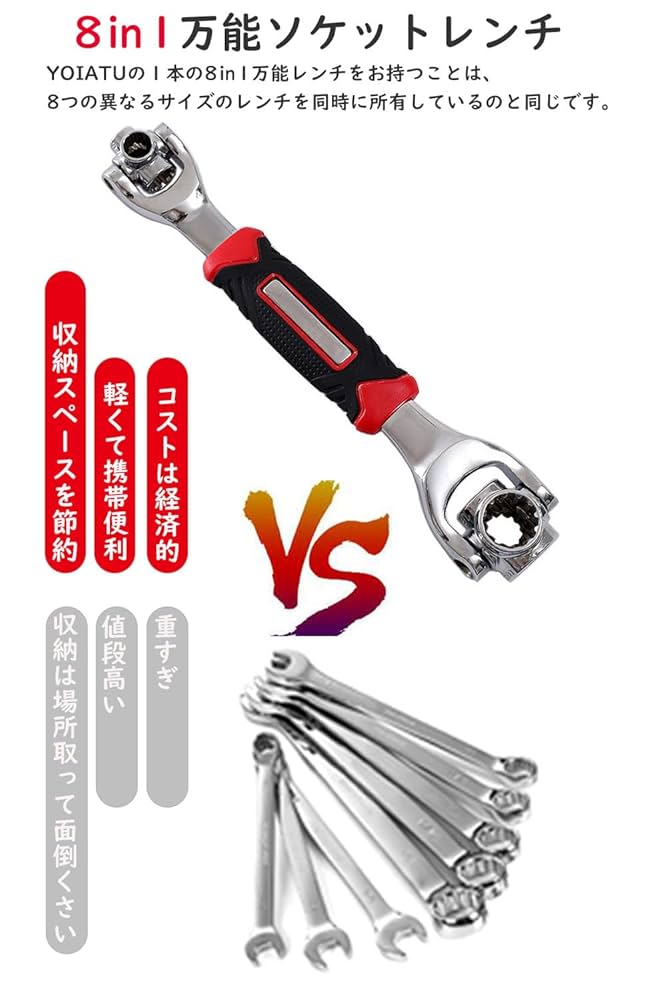 【再出品】ソケットレンチ6角　13点 Amazon | 12点 ソケットレンチセット(6角・ホルダー付き) 差込角